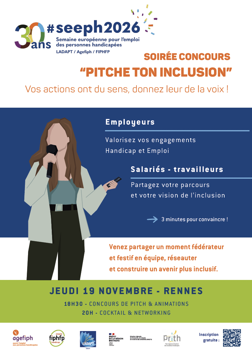 Affiche Pitche ton inclusion SEEPH Bretagne